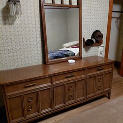 3 piece set of Dixie dressers plus mirror