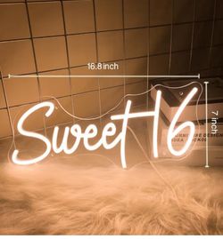Sweet 16 Neon Sign