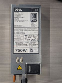 Dell PowerEdge 750W 80 Plus Platinum Power Supple