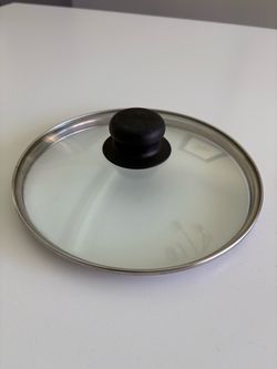 8” Tramontina Round Glass Replacement Lid with Handle