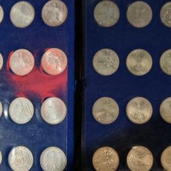 1972 Munich Olympic SILVER Commemorative 24 Coin Set