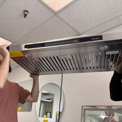 New Brano Voice Control 36” 900 CFM Convertible Insert Range Hood in Stainless Steel w/LED Light