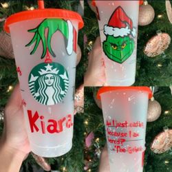 Custom Starbucks Confetti Color Changing Tumbler Cup
