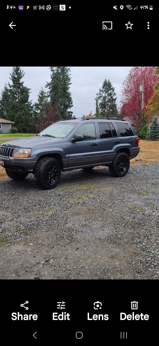 For Parts OR Mechanic Special 2001 Jeep Grand Cherokee Larado