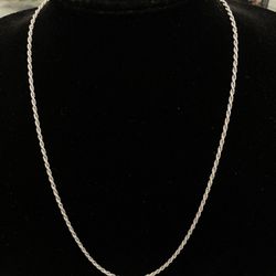 $100 Silver Rope Chain 