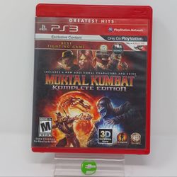 Mortal Kombat Komplete Edition [Greatest Hits] (Sony PlayStation 3 PS3, 2012)