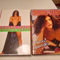 Two Howard Stern Hardbacks New W/Dust Covers 