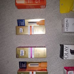 ROC  OLAY  TRU  ELF FAVE SERUMS CREAMS RETINOL