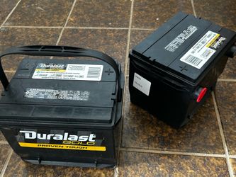 Pair of Duralast Gold Batteries group size 78