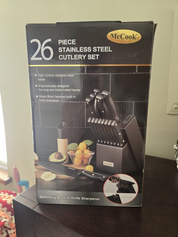 Mc Cook 26 Piece Stainless Steel Cutlery Set