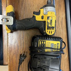 drill and charger. dewalt 