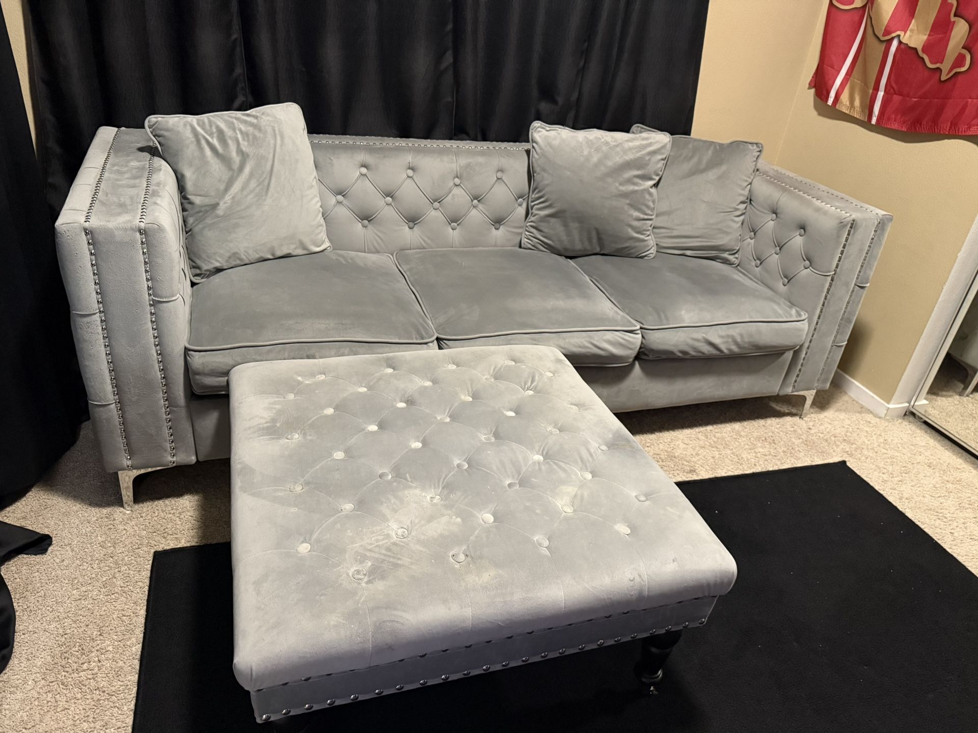 Free Couch An Ottom,70inch TV & STAND