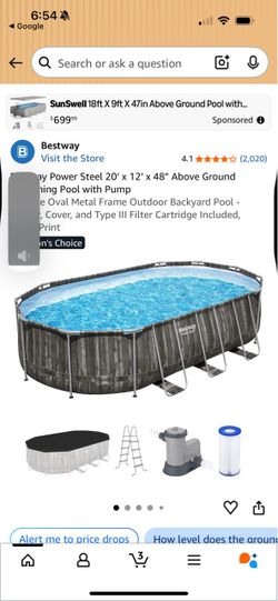Bestway above ground pool