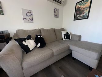 Gray Couch and Chair Set