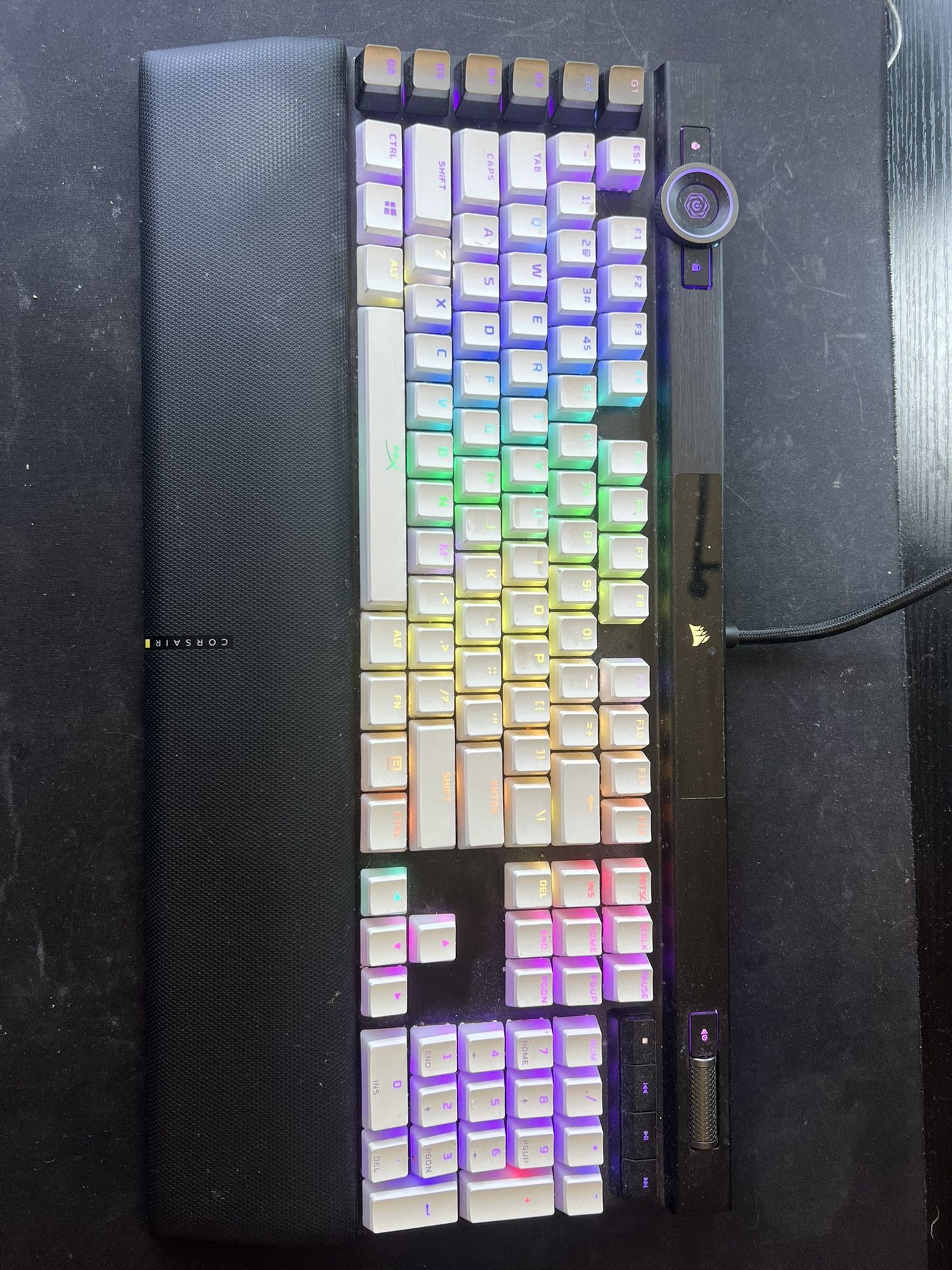 Corsair K100 (Pudding Keycaps, Optical Switches)