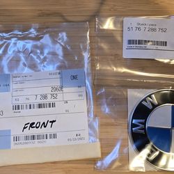 New BMW front and rear emblems (OEM)