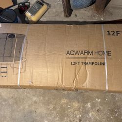 12ft With Safety Net Trampoline . 