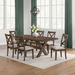 Costco Lathan 7-piece Dining Table Set $450/7pcs