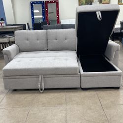 New Sectional Sofa Couch Sleeper 