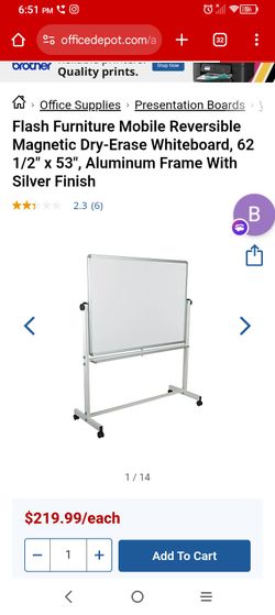 Professional Double Sided Magnetic White Board
