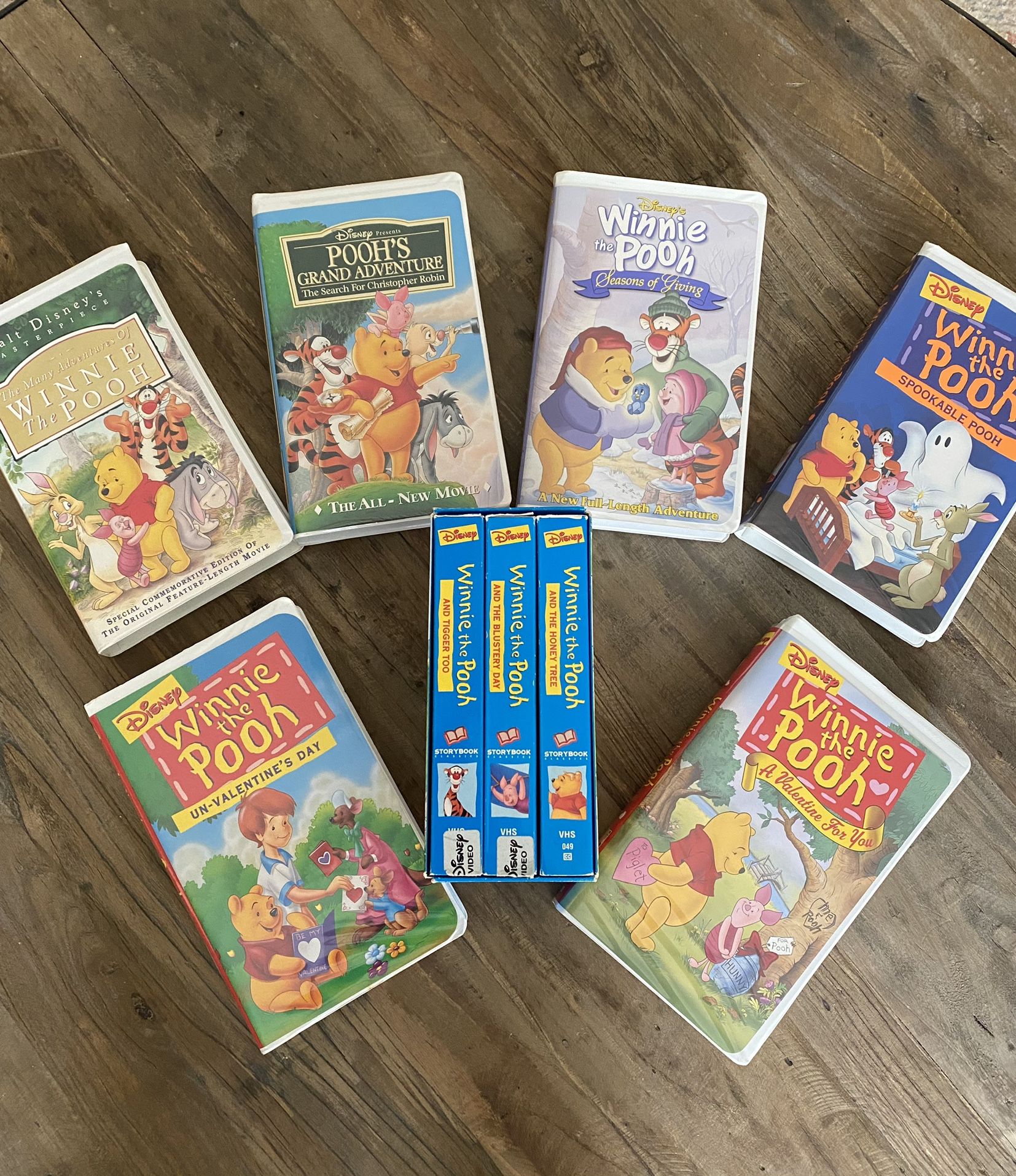 Winnie The Pooh VHS Collection