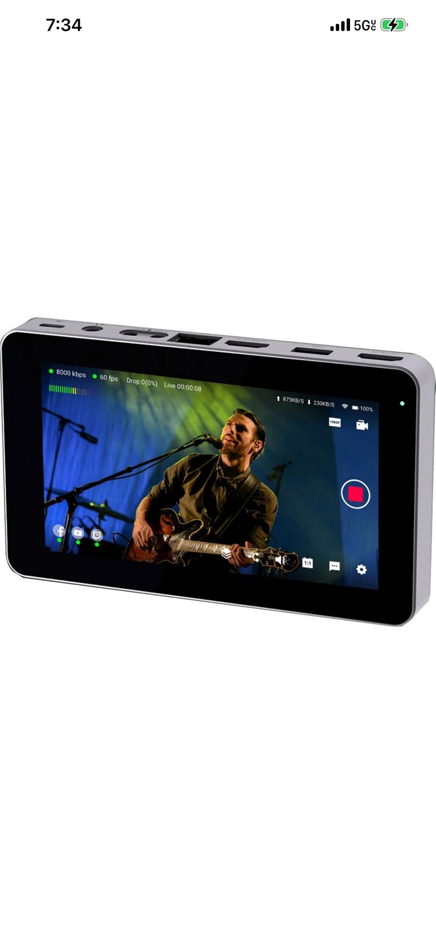 YoloLiv YoloBox Mini Ultra-Portable All-In-One Smart Live Streaming Encoder & Mo
