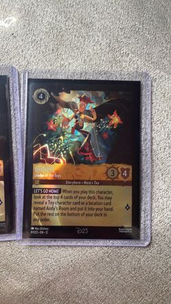 Woody Lorcana Disney D23 card