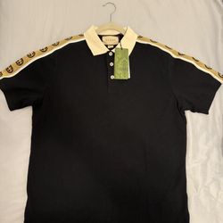 Gucci Polo (GG Tape Polo) Size Large