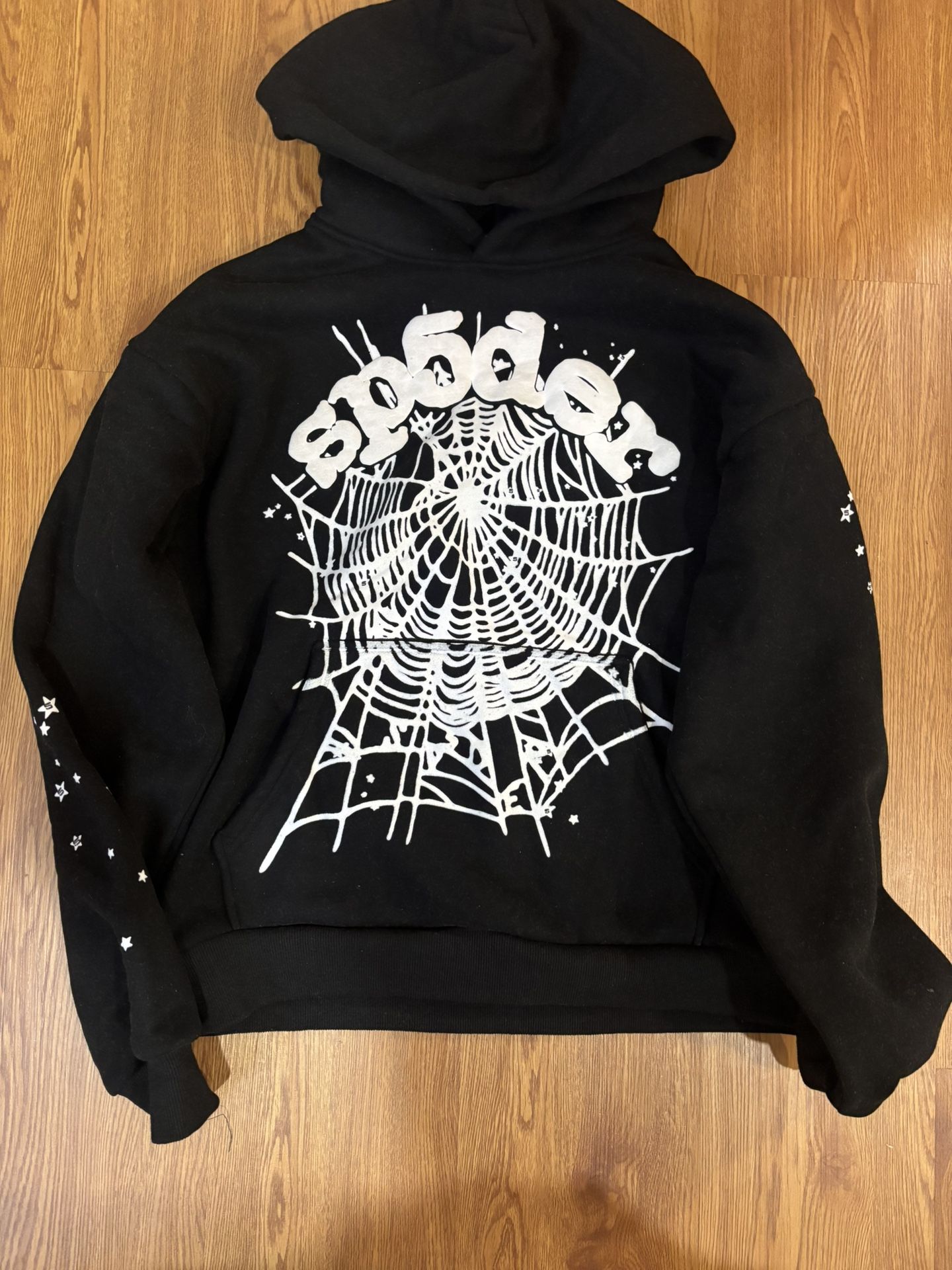 SP5DER Hoodie Black & White Web Size M