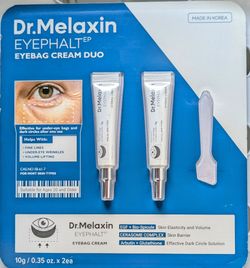 Dr. Melaxin Eyephalt Eyebag Cream Duo Set (2 Pack, 10g Each) BNIB Exp 2028