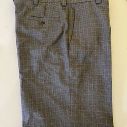KENNETH COLE REACTION Men's Dress Pants | 34x32 (Gray Plaid) 