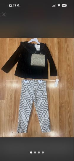 Girls 2-Piece Top and Leggings Set