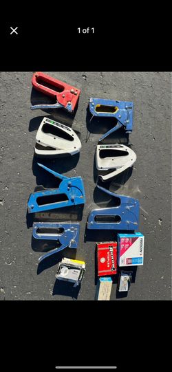 Lot Of Staple Guns