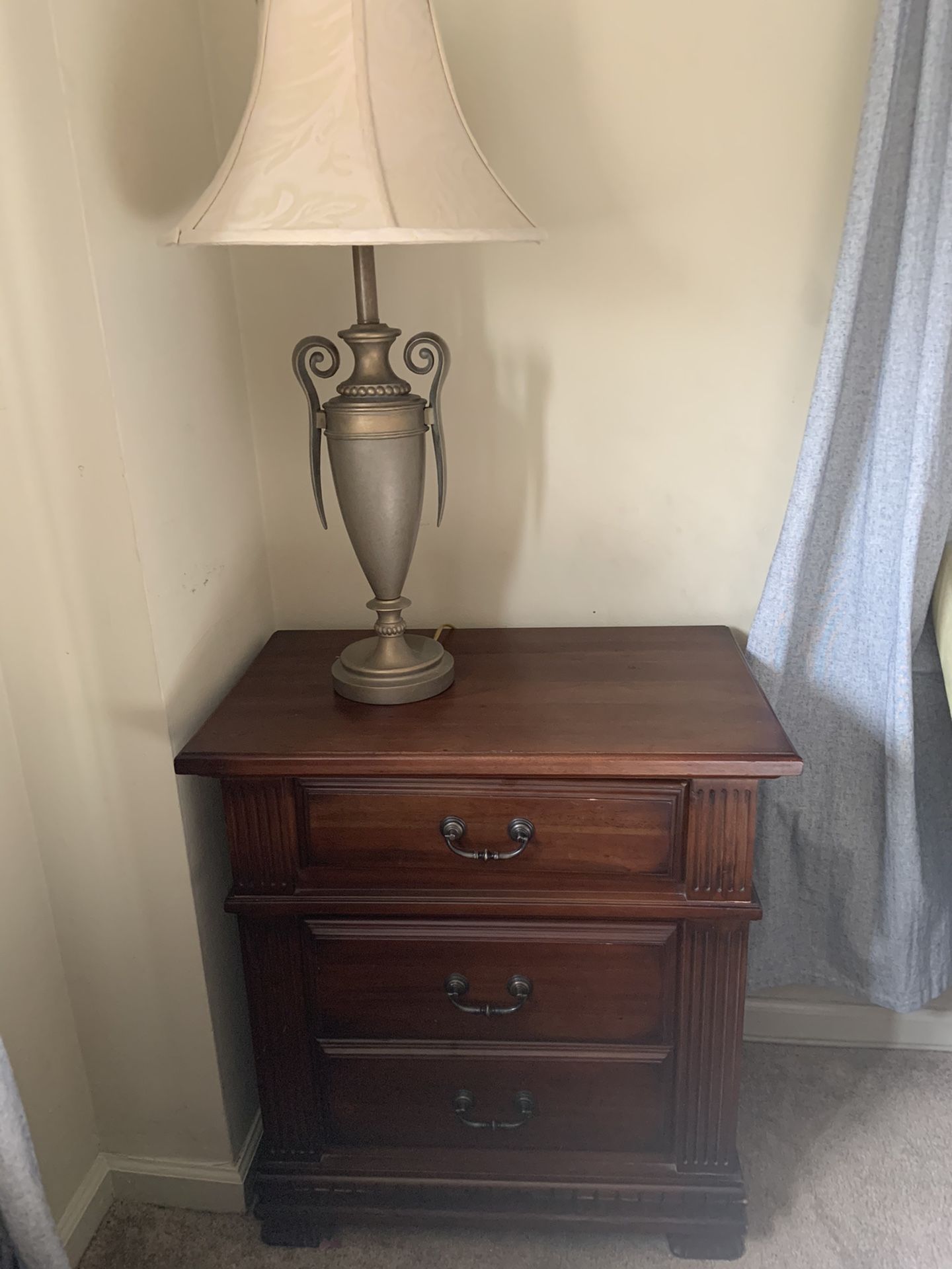 Dresser and lamp