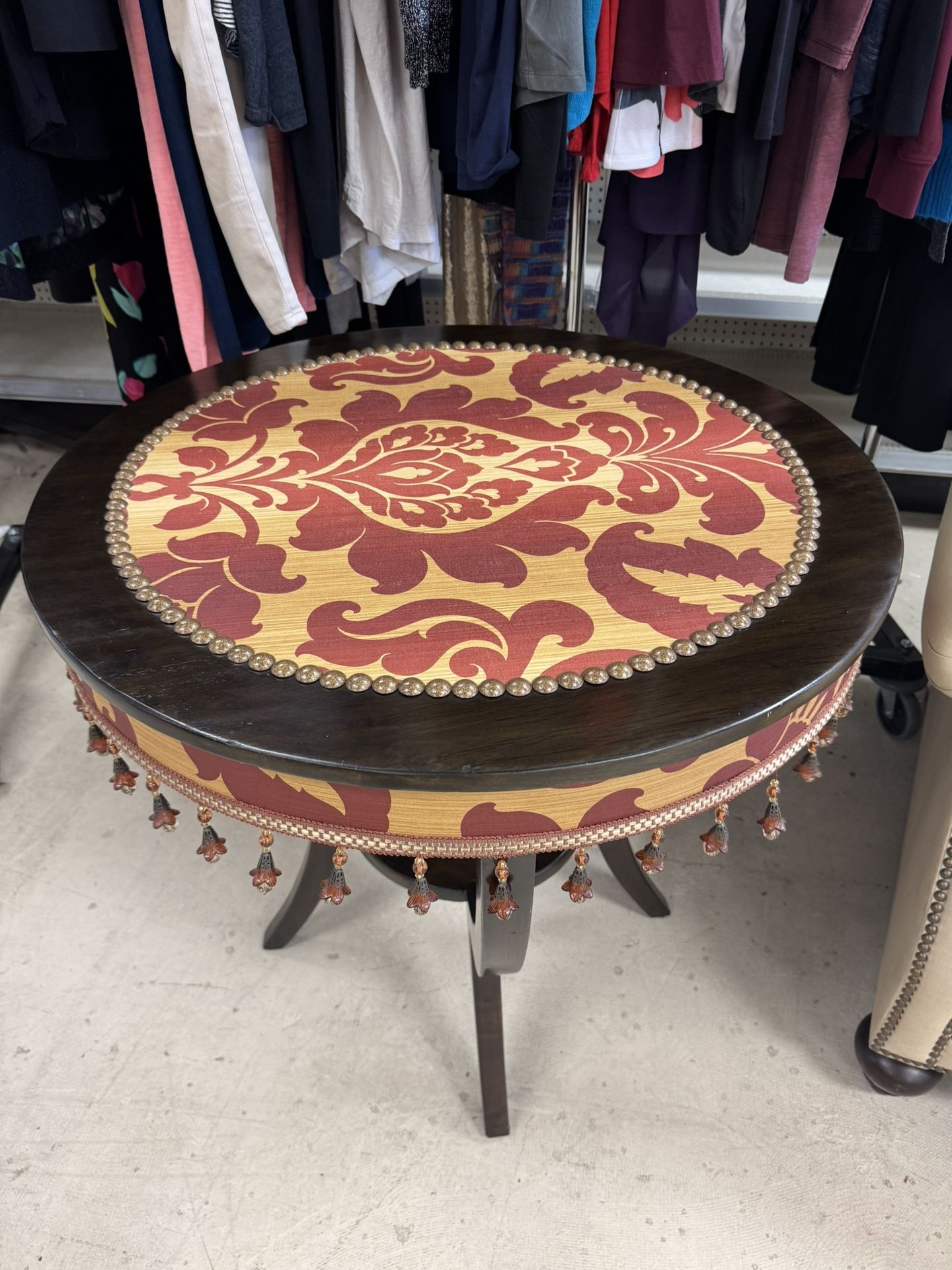 Beautiful Custom Side Table - 30” D - Originally $695