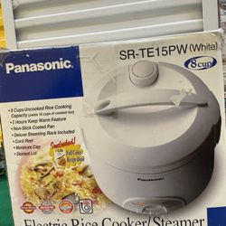 Panasonic 8-Cup Electric Rice Cooker & Steamer