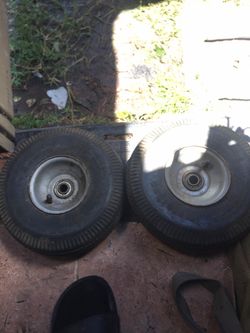 Go kart tires and rims