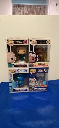 Funko Pop Lot of 4 Figures
