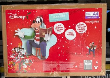 4 ft. Animated Holiday Goofy Christmas Sold Out