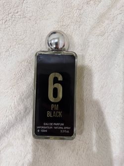 6 PM Black Eau de Parfum 100ml – Almost Full