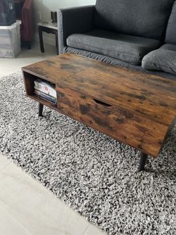 Complete Living Room Furniture Set – Sofa, Lift-Top Table, Cabinets & Shelves – $700 OBO