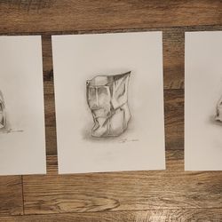 Black And White Pencil Drawing 11x14"