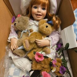 Petunia The Boyds Bears Doll by Danbury Mint
