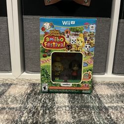 New Animal Crossing Amiibo Festival With 5 Amiibo. First Gen Big Box Version 