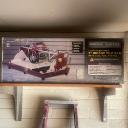 Chicago Tools 7” Tile Saw- New  