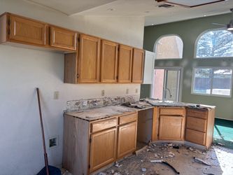 Kitchen cabinets