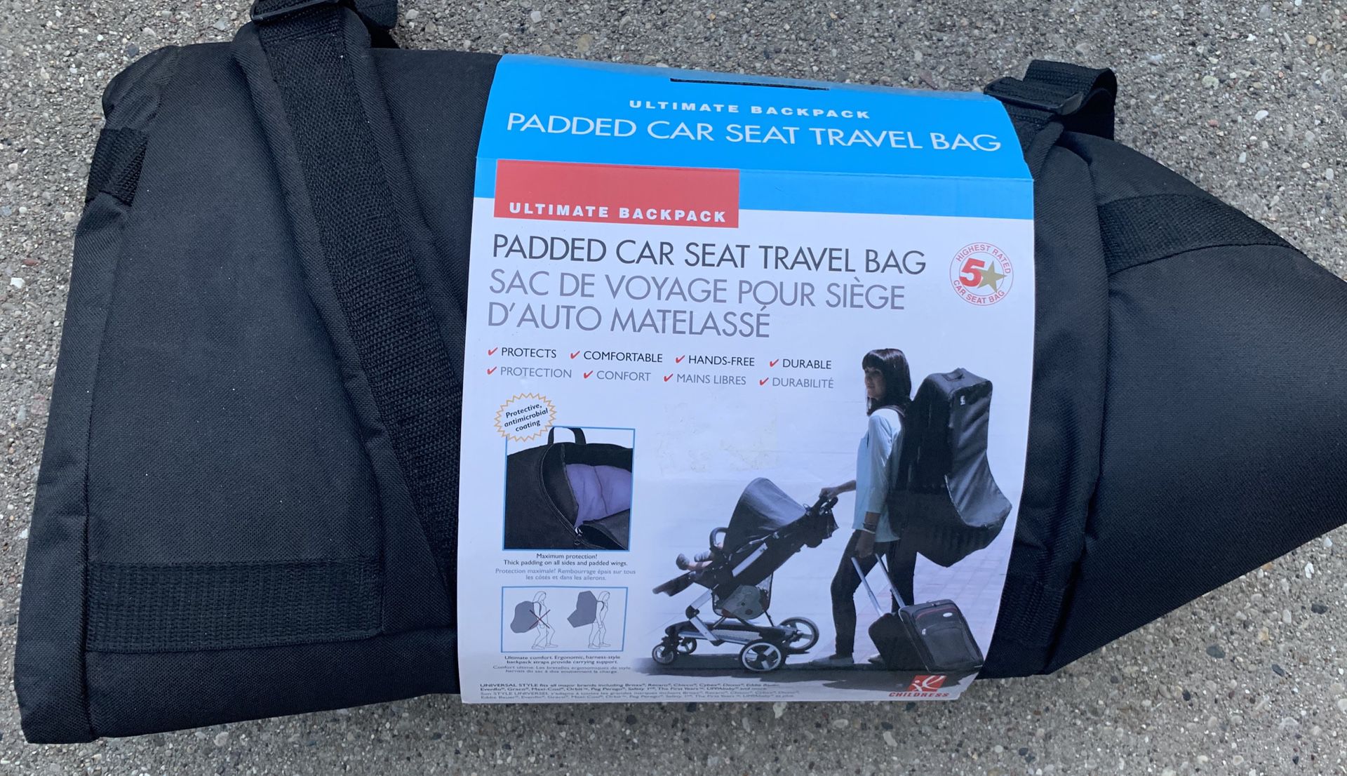 Car seat travel bag new!