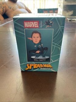 Marvel Spider-Man Will Smith San Jose Sharks Bobblehead