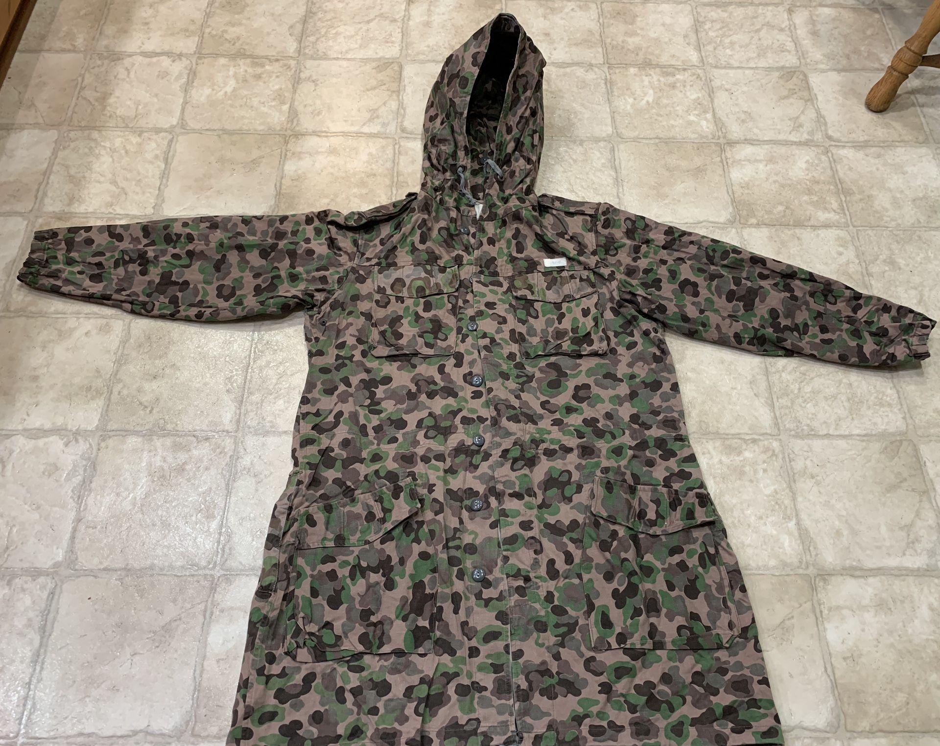 Vintage Military Surplus Austrian Army Camo Parka