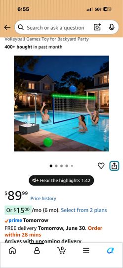 New volleyball set